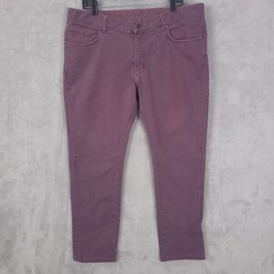 Versace Collection Trend Jeans  Mens 38x28 Purple  Straight Leg Classic Preppy